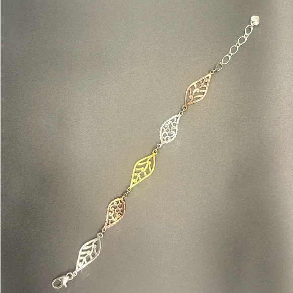 Brighton Barbados Leaves bracelet silver multi - Picture 3 of 4